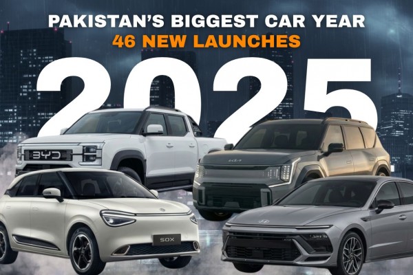 Pakistan’s Biggest Car Year since 2022 – 46 New Launches in 2025