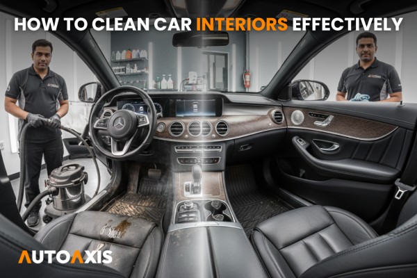 How to Clean Car Interiors Effectively
