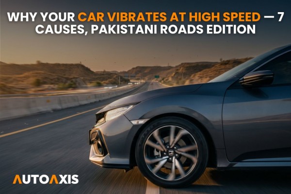 Why Your Car Vibrates at High Speed — 7 Causes (Pakistani Roads Edition)