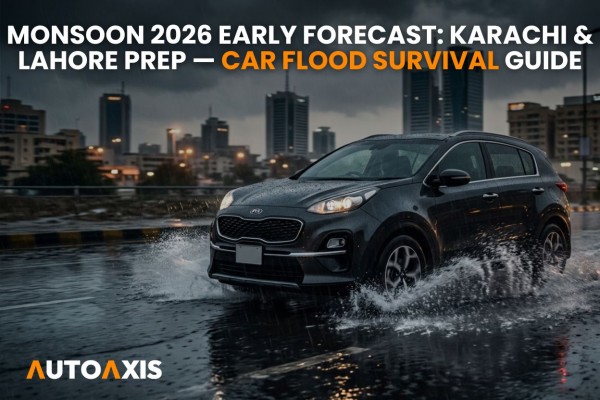 Monsoon 2026 Early Forecast: Karachi & Lahore Prep — Car Flood Survival Guide 🌧️