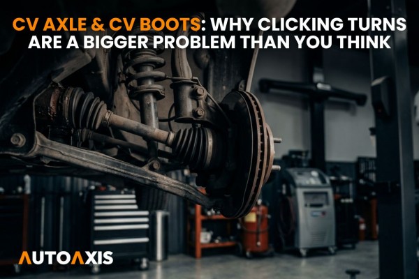 CV Axle & CV Boots: Why Clicking Turns Are a Bigger Problem Than You Think